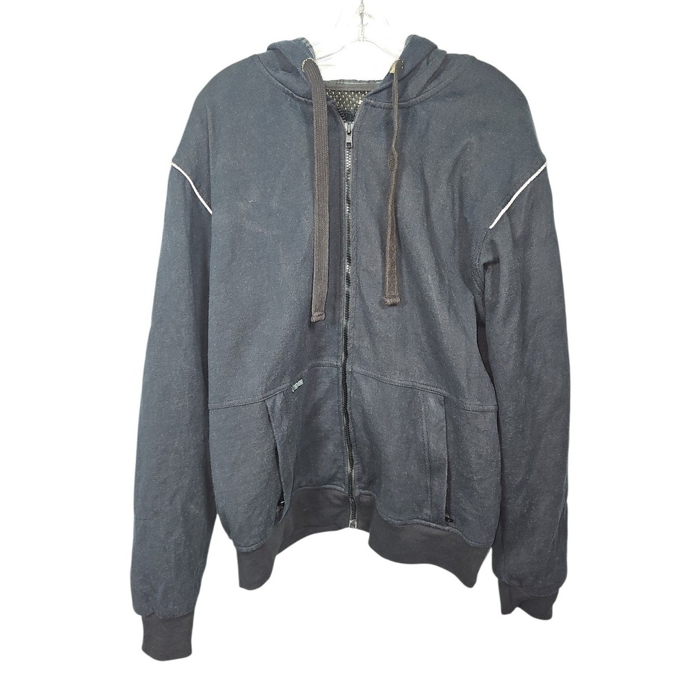 Street‎ & Steel Motorcycle Hoodie Armored Reflective Black Men's XL